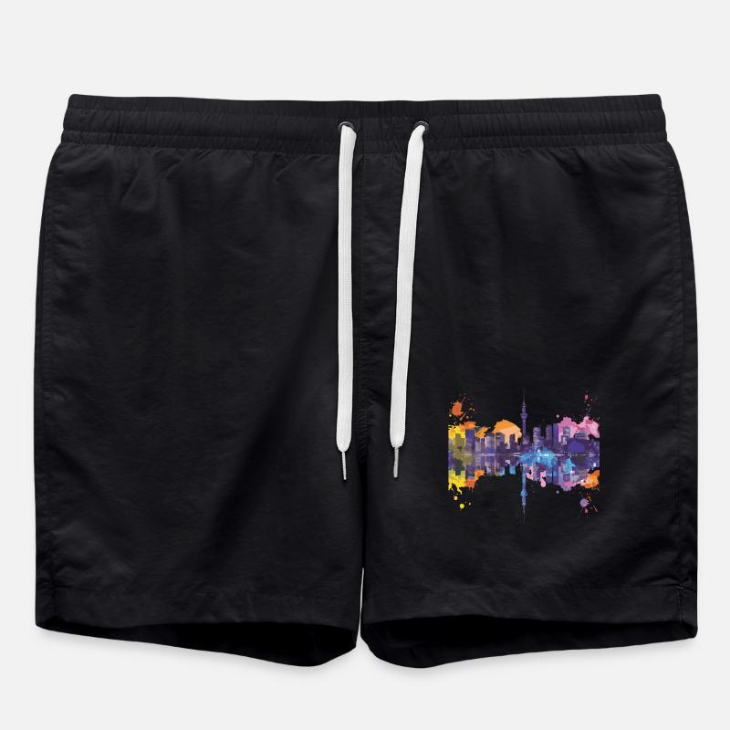 Saitama - Badeshorts - Schwarz