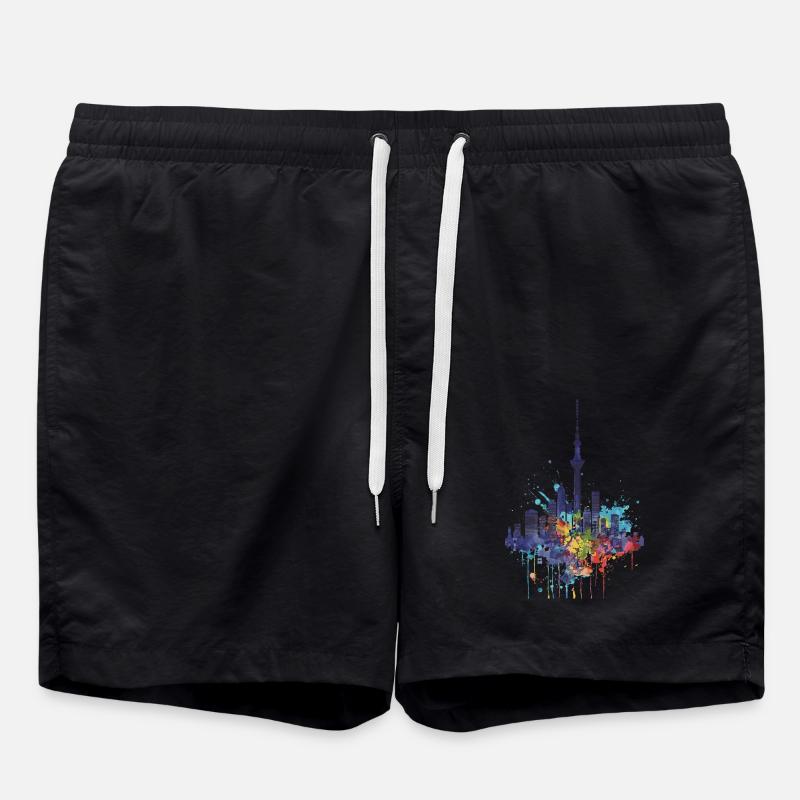 Sakata - Swim Trunks - black