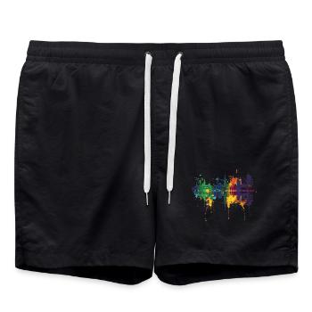 Nissewaard - Badeshorts - Schwarz - Vorne - AI Model Male 185 light (185cm)