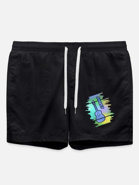 Guitar Joost - Swim Trunks - black