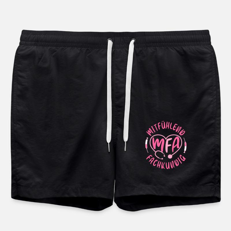 Assistant médical compatissant - Short de bain - noir