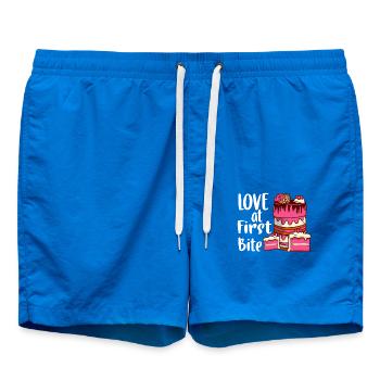 L’amour à la première bouchée Pâtisserie Pâtisserie - Short de bain - cobalt blue - Devant
