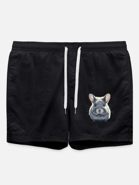 Chinchillas Chinchilla - Badeshorts - Schwarz