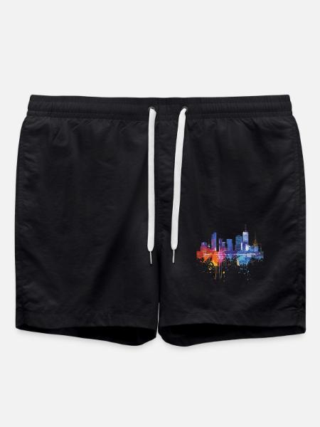 Frise-Sud-Ouest - Short de bain - noir