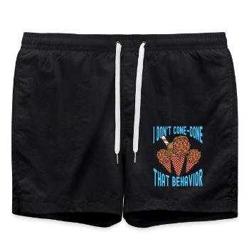 I Done-done Behavior Frosty Cream - Badeshorts - Schwarz - Vorne - AI Model Male 185 light (185cm)