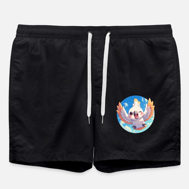 Cacatoès Cacatoès Cacatoès - Short de bain - noir