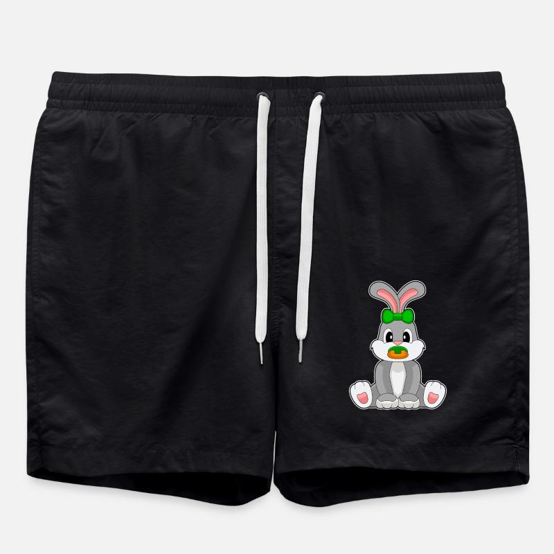 Bunny Baby Pacifier - Swim Trunks - black