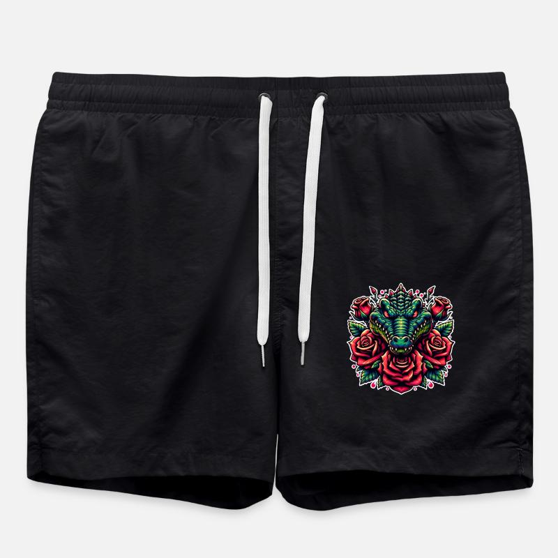 Alligator - Badeshorts - Schwarz
