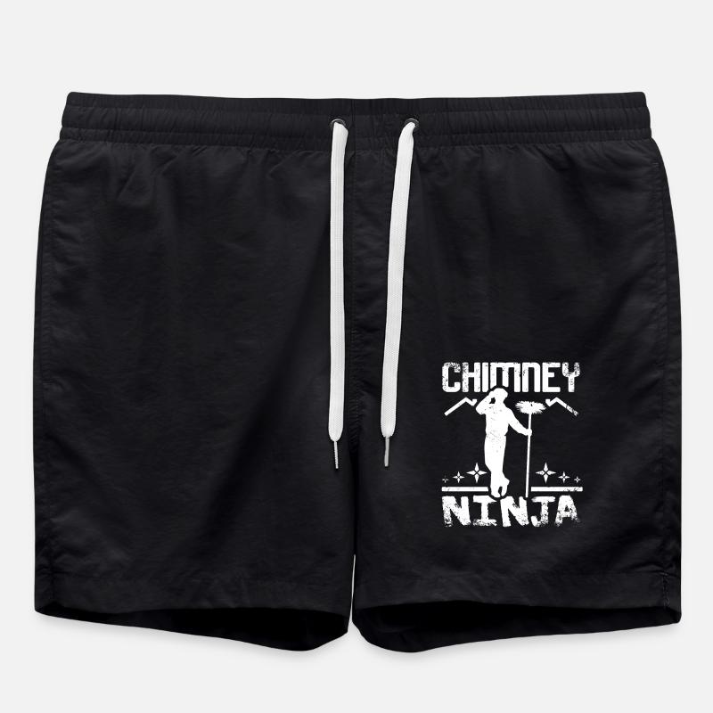 Ramoneur ninja - Short de bain - noir