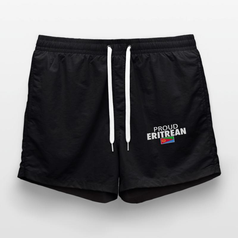 Fier Érythréen Érythrée Drapeau érythréen Érythréen Short de bain
