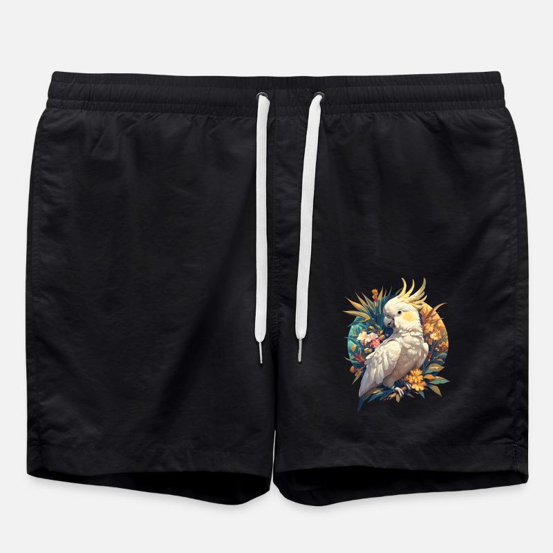 Cacatoès Cacatoès Cacatoès - Short de bain - noir