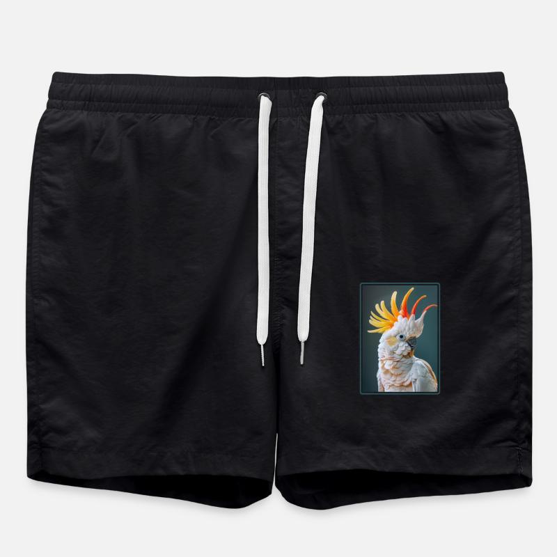Cockatoo Kakadus Kakadu - Badeshorts - Schwarz