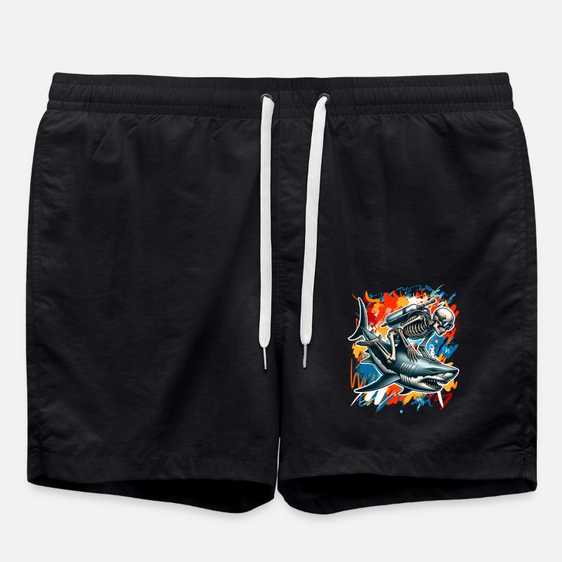 Diving Divers - Swim Trunks - black