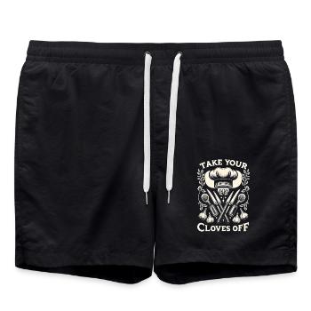 Take Your Cloves Off 5 - Badeshorts - Schwarz - Vorne - AI Model Male 185 light (185cm)