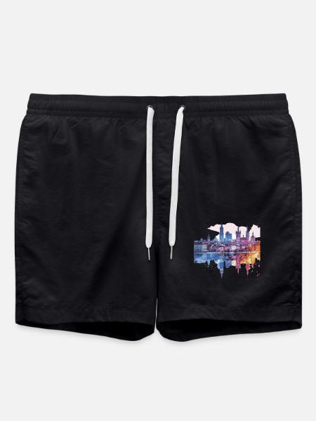 Kalisz - Badeshorts - Schwarz
