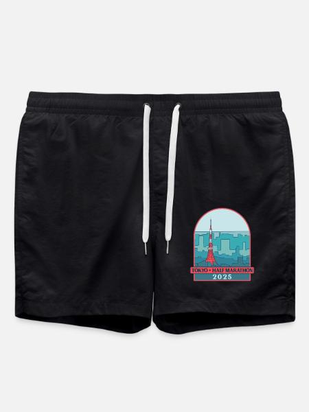 Tokyo - Halbmarathon – 2025 - Badeshorts - Schwarz