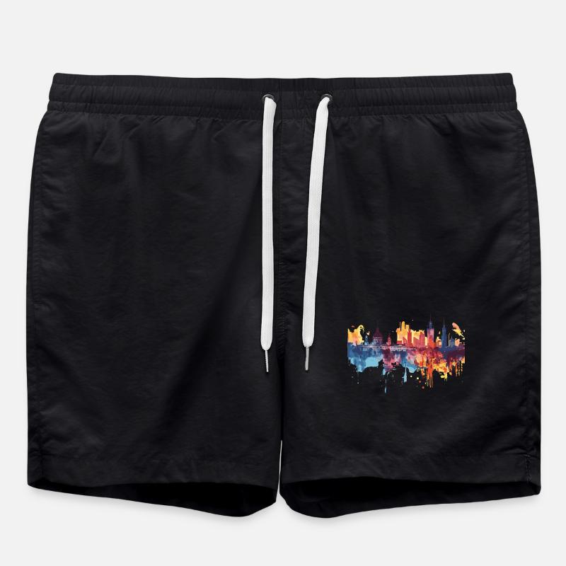 Wroclaw - Short de bain - noir