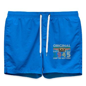 1945 Vintage Retro Geburtstagsgeschenk - Badeshorts - Cobalt blue - Vorne