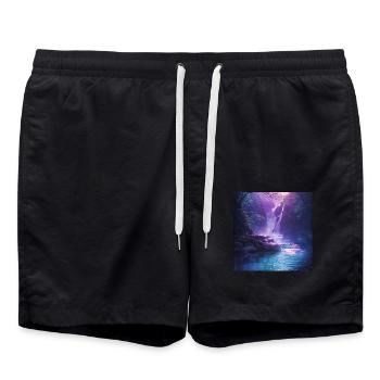 Japon - Short de bain - noir - Devant - AI Model Male 185 light (185cm)