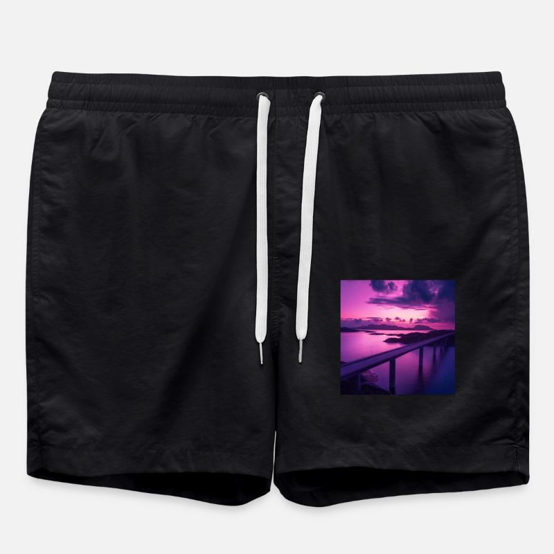 Japon - Short de bain - noir