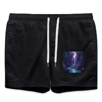 Japon - Short de bain - noir - Devant - AI Model Male 185 light (185cm)