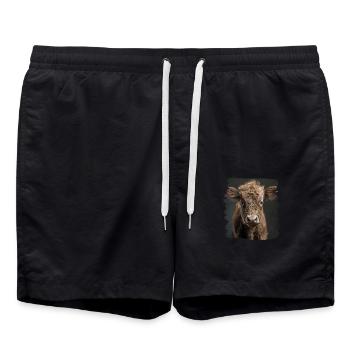 Vaches Vache - Short de bain - noir - Devant - AI Model Male 185 light (185cm)