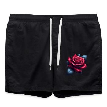 Rose - Short de bain - noir - Devant - AI Model Male 185 light (185cm)