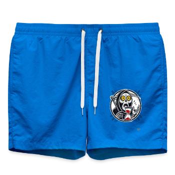 Le temps presse, Faucheuse avec sablier - Short de bain - cobalt blue - Devant
