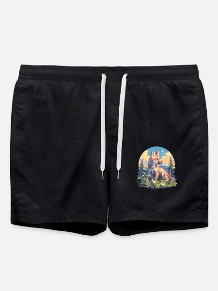 Kojoten Kojote - Badeshorts - Schwarz
