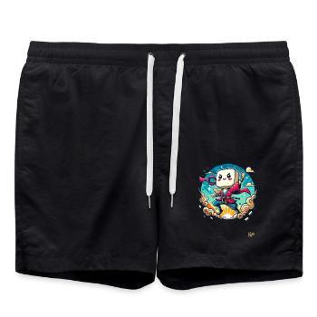 Helden Sushi - Swim Trunks - black - Front - AI Model Male 185 light (185cm)