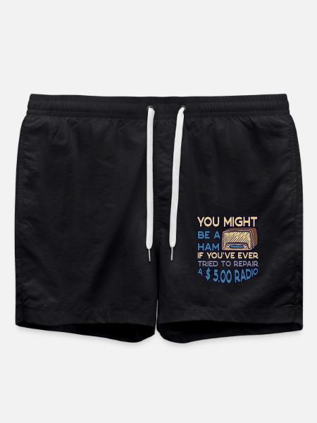 Amateur hat Ihren Verstärker abgestimmt Amateurfunk - Badeshorts - Schwarz