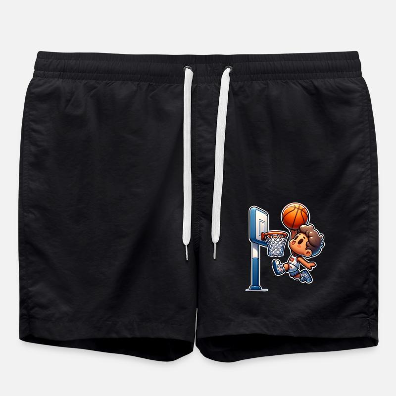 Dunking de basket-ball - Short de bain - noir