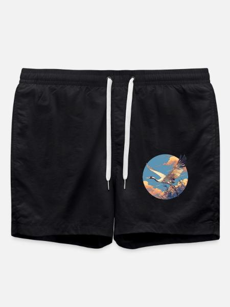 Cranes Crane - Swim Trunks - black