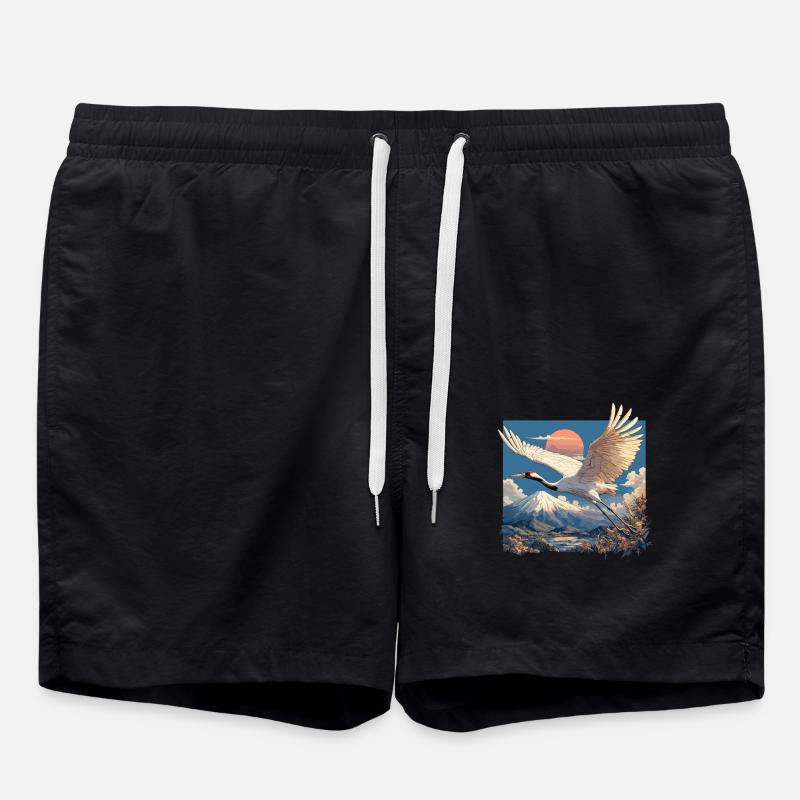 Cranes Crane - Swim Trunks - black