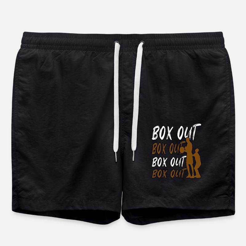 Boxe Out Basketball - Short de bain - noir