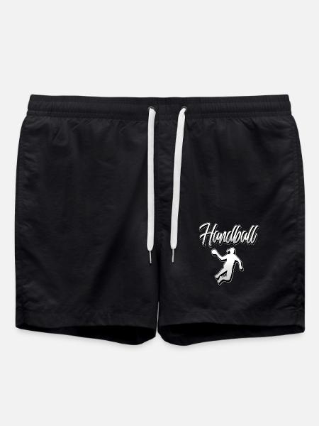 Handball handball player - Swim Trunks - black