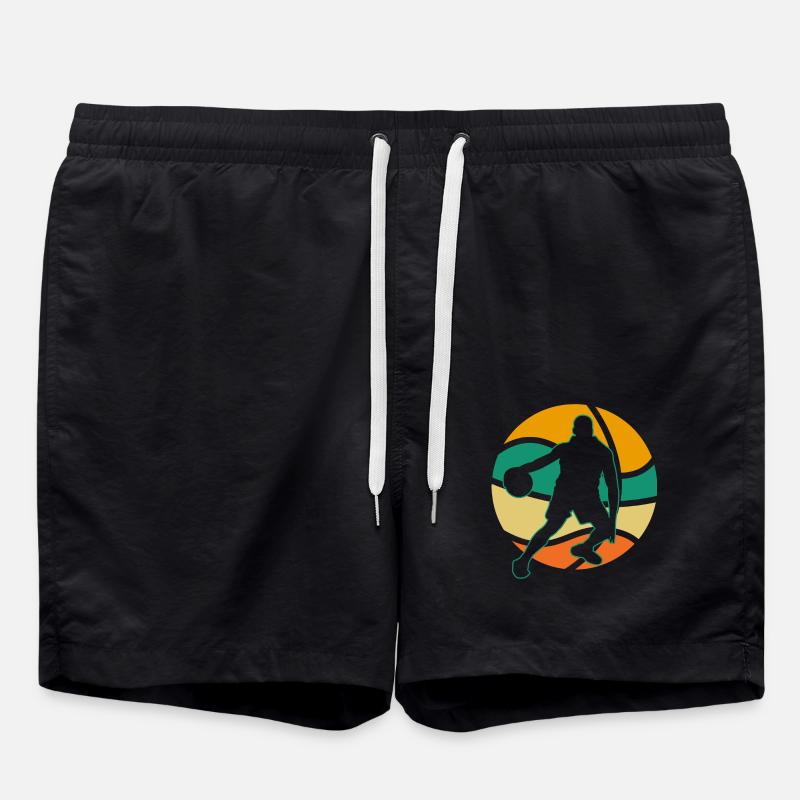 Basket-ball Joueurs de basket-ball - Short de bain - noir
