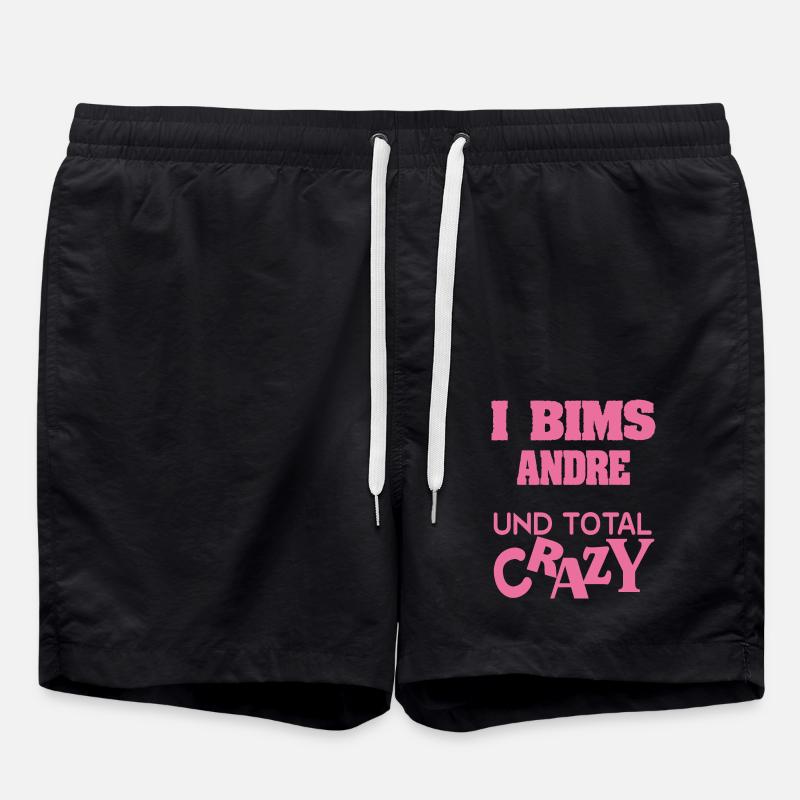 First name Andre - Swim Trunks - black