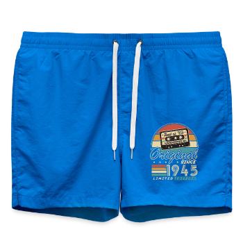 Original seit 1945 Vintage Geschenk Geburtstag - Badeshorts - Cobalt blue - Vorne