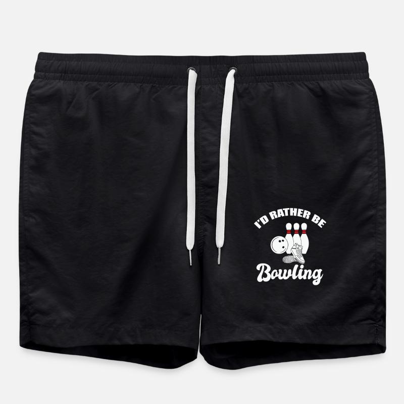 Bowling - Swim Trunks - black