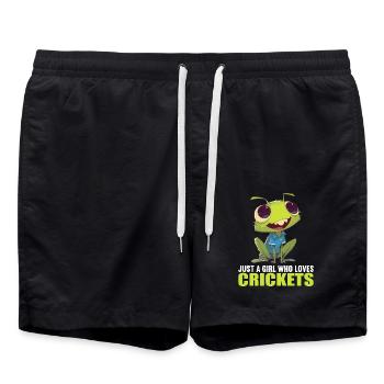 Grillen Grille - Badeshorts - Schwarz - Vorne - AI Model Male 185 light (185cm)