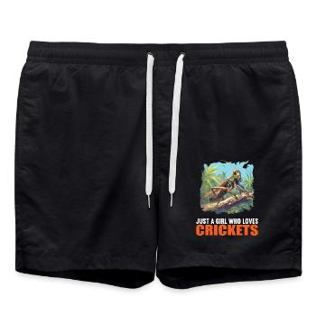 Grillen Grille - Badeshorts - Schwarz - Vorne - AI Model Male 185 light (185cm)
