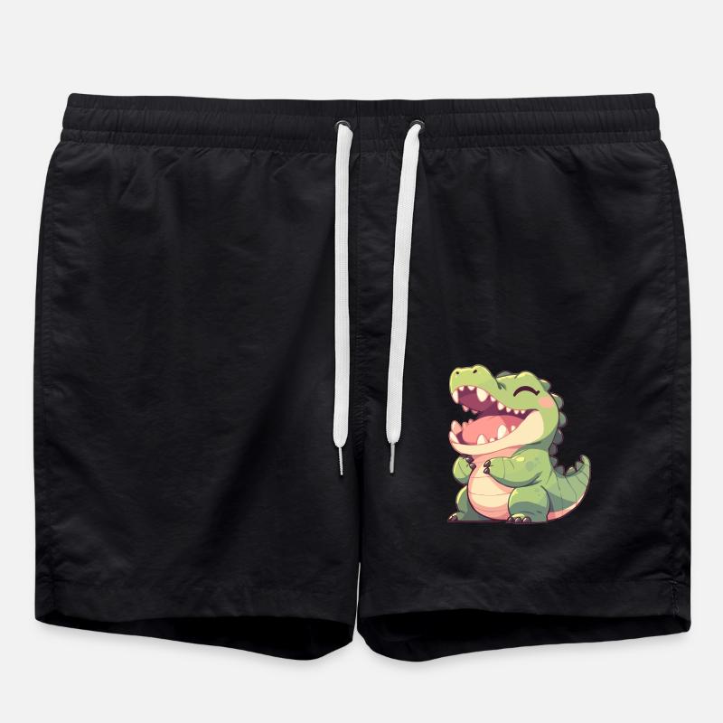 Crocodiles Crocodile - Swim Trunks - black