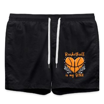 Baller Sports My DNA Player Basketball - Swim Trunks - black - Front - AI Model Male 185 light (185cm)