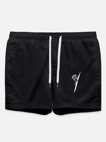 Extrem-Eiskletterer-Abenteuer Extreme Climber - Badeshorts - Schwarz
