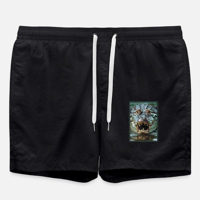 Crocodiles Crocodile - Swim Trunks - black