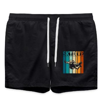 Parachutisme Parachutisme Parachutiste - Short de bain - noir - Devant - AI Model Male 185 light (185cm)