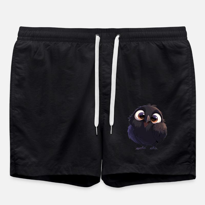 Crows Crow - Swim Trunks - black