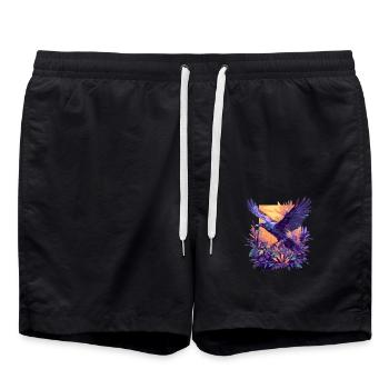 Crows Crow - Swim Trunks - black - Front - AI Model Male 185 light (185cm)