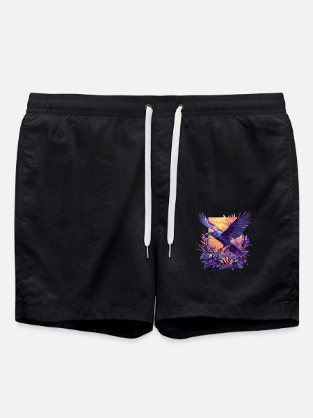 Crows Crow - Swim Trunks - black